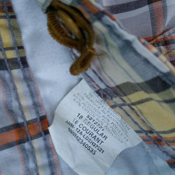 Offer $4 DONATING Lee Plaid Bermuda Shorts Boys Sz 18 😎Host Pick😎 - Picture 13 of 13